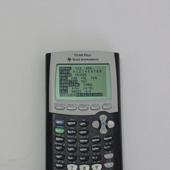 Texas Instruments TI-84 Plus Graphing Calculator with Cover Tested Working - Picture 4 of 6